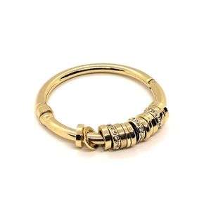 ♠️+ Chico's Gold Tone Crystal Bangle